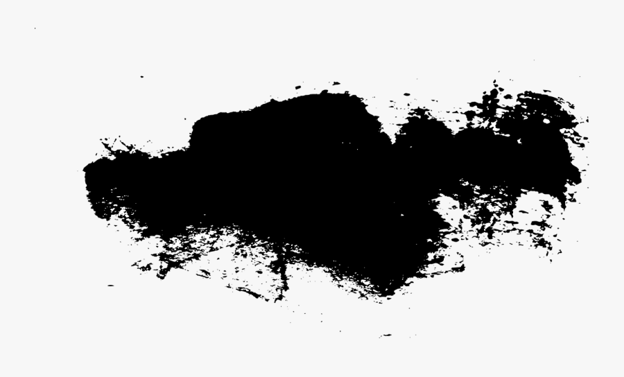 Transparent Black Paint Vector, Transparent Clipart