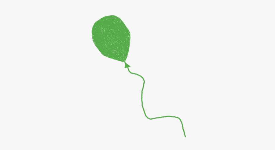 Balloon-green, Transparent Clipart