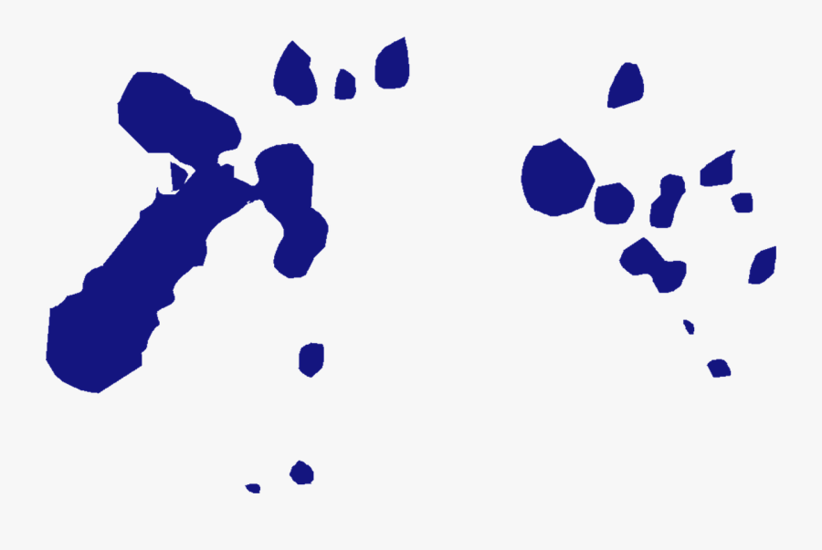 Gotas De Pintura Azul Png, Transparent Clipart