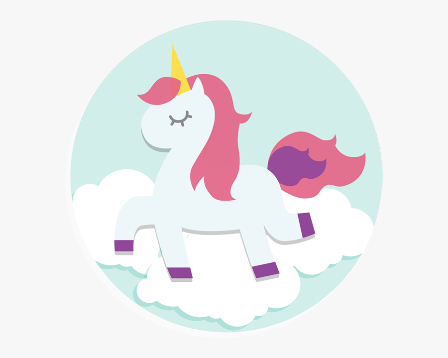 Themed Kids Parties - Unicorn Birthday Logo, Transparent Clipart