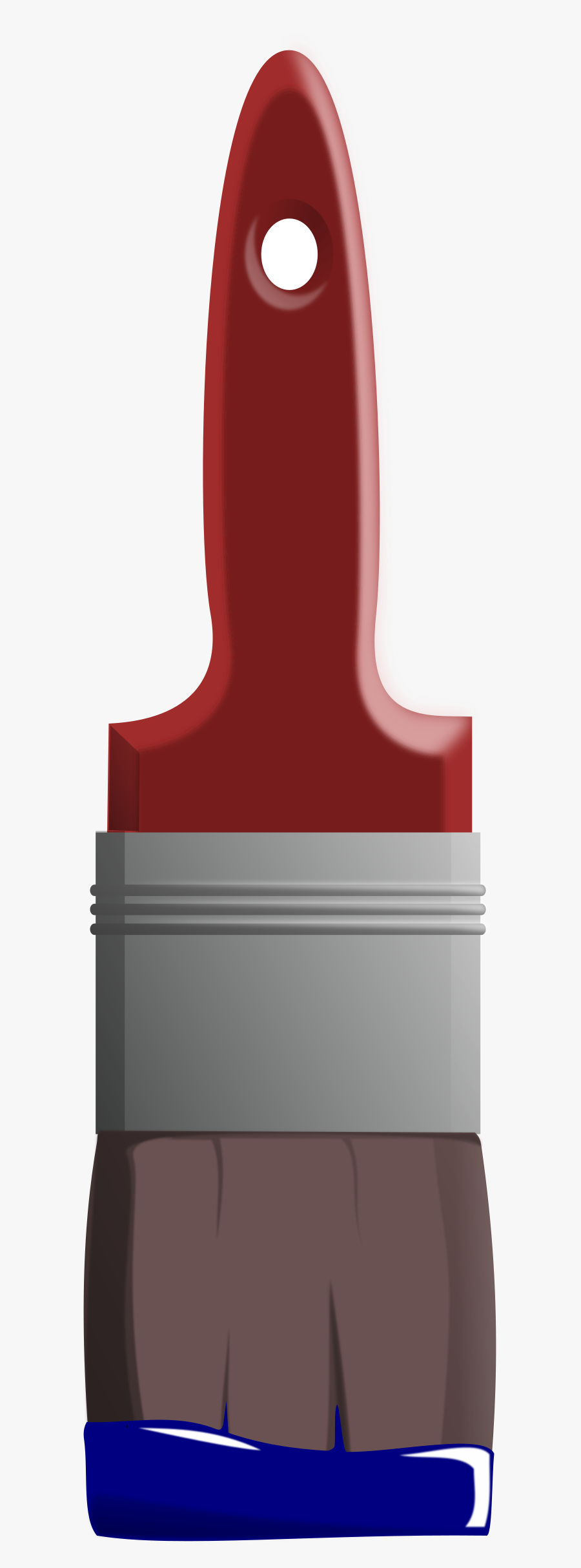 Paint Brush With Paint Clip Arts - Wood, Transparent Clipart