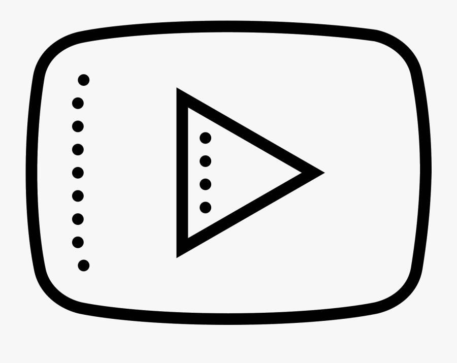 Line Art,line,font,clip Art,graphics,coloring Book,triangle - Multimedia Icon White Png, Transparent Clipart