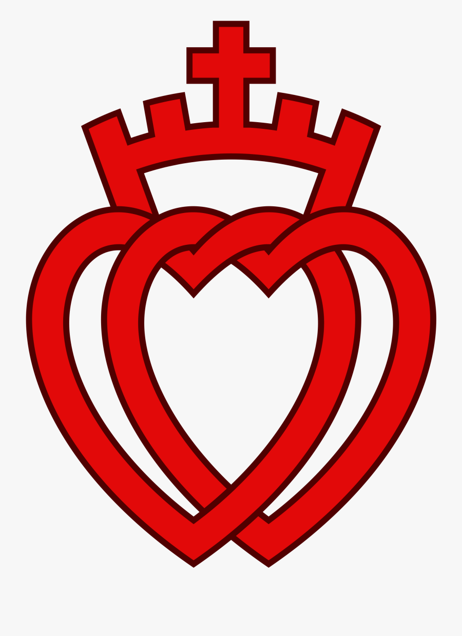 Coat Of Arms Heart Symbol, Transparent Clipart