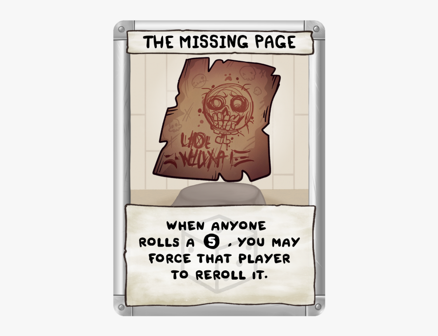 Binding Of Isaac Four Souls D6, Transparent Clipart