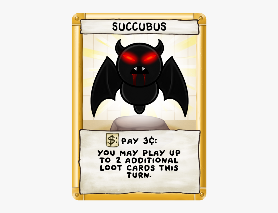 Binding Of Isaac Four Souls Loot Card, Transparent Clipart