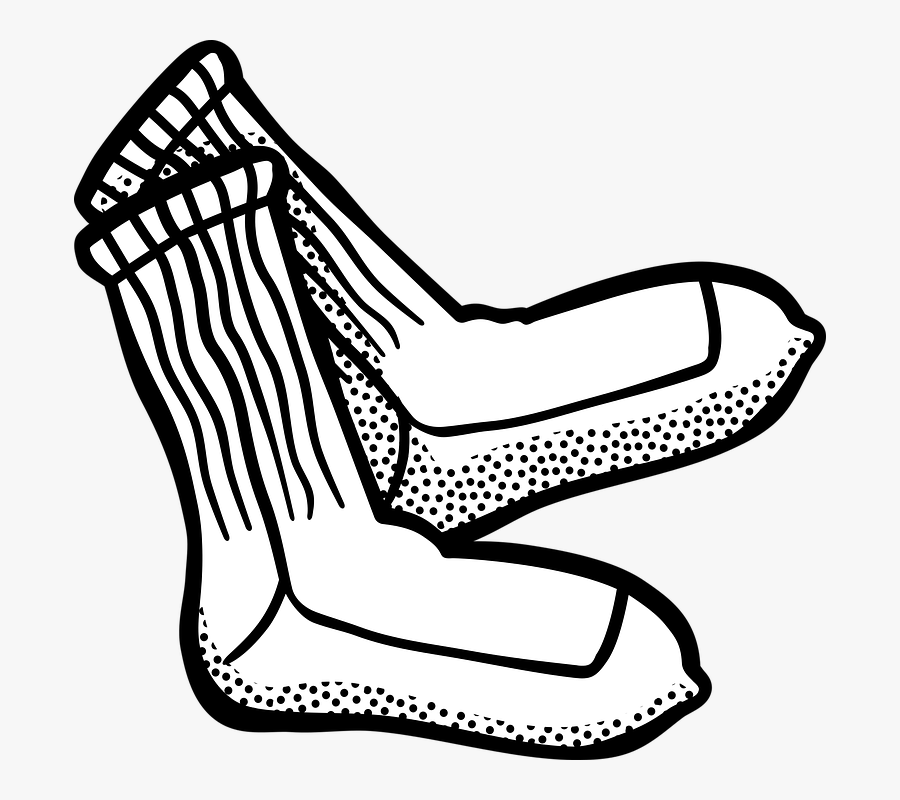 Clothes, Sock, Socks, Stocking - Mens Socks Clip Art, Transparent Clipart