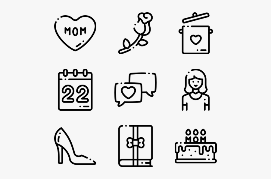 Mothers Day - Work Icon, Transparent Clipart