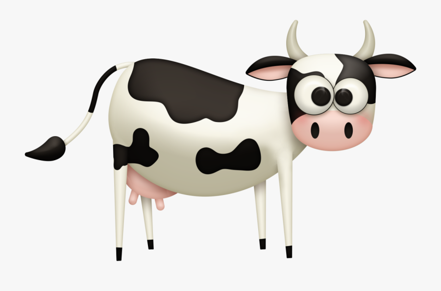 Dairy Cow, Transparent Clipart