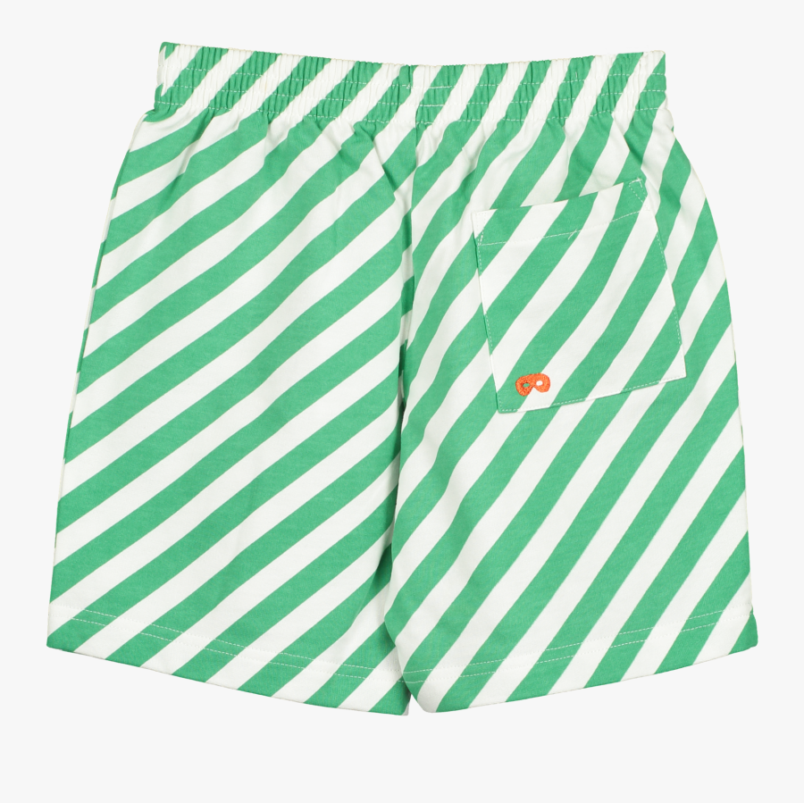Shorts, Vanilla & Grass Green, Diagonal Stripes - Black And Yellow Construction Stripes, Transparent Clipart