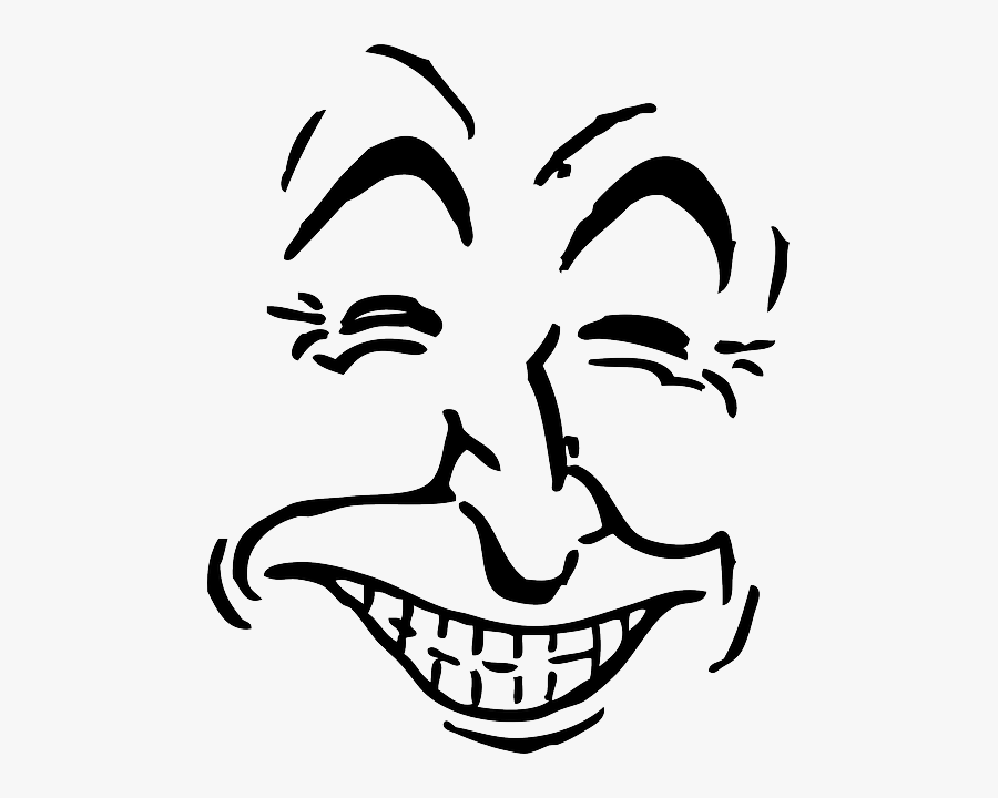 Laughing Face Clip Art, Transparent Clipart