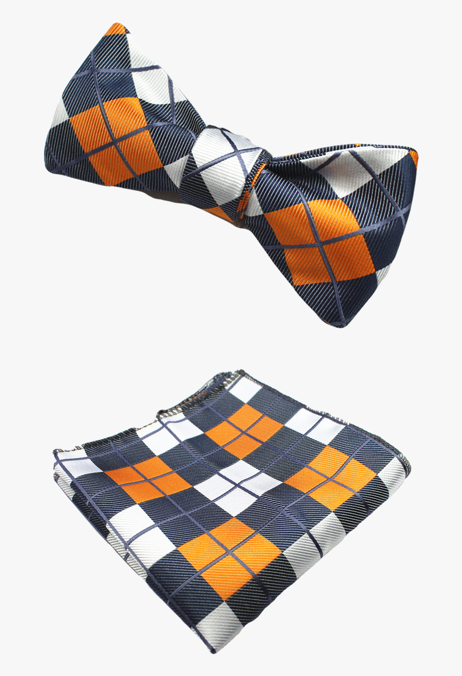 Transparent White Bow Tie Png - Tartan, Transparent Clipart