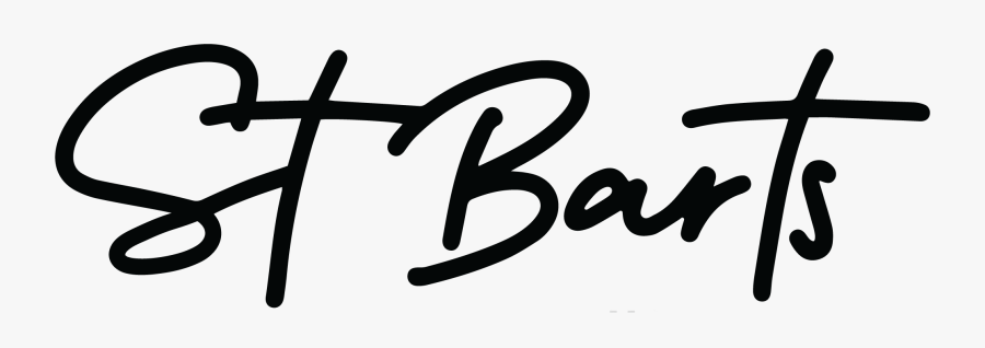 St Barts - Calligraphy, Transparent Clipart