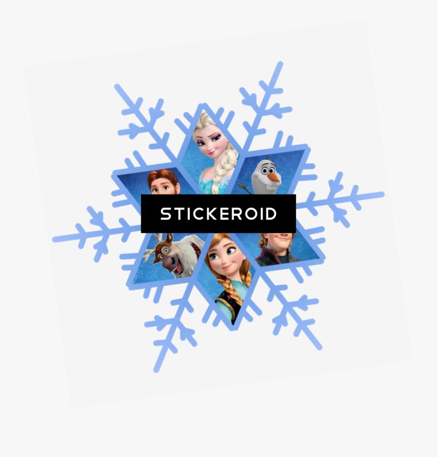Frozen Snowflakes Png - Elsa And Anna Snowflake, Transparent Clipart