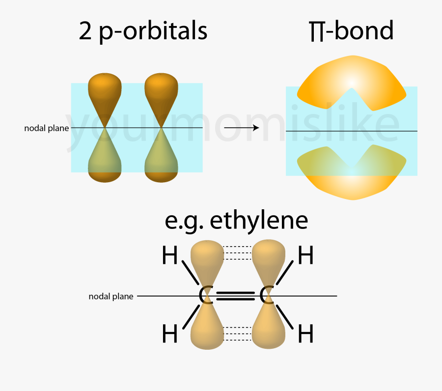 Yourmomislike - Files - Wordpress - Com - Pi Bond In Alkene, Transparent Clipart
