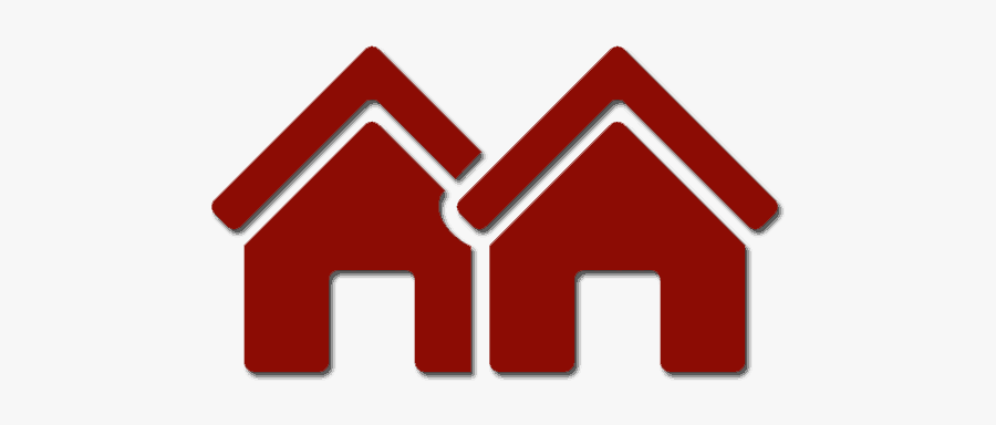 Houses Icon Vector, Transparent Clipart