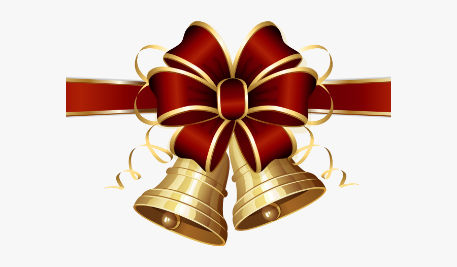 Christmas Bell Png File, Transparent Clipart