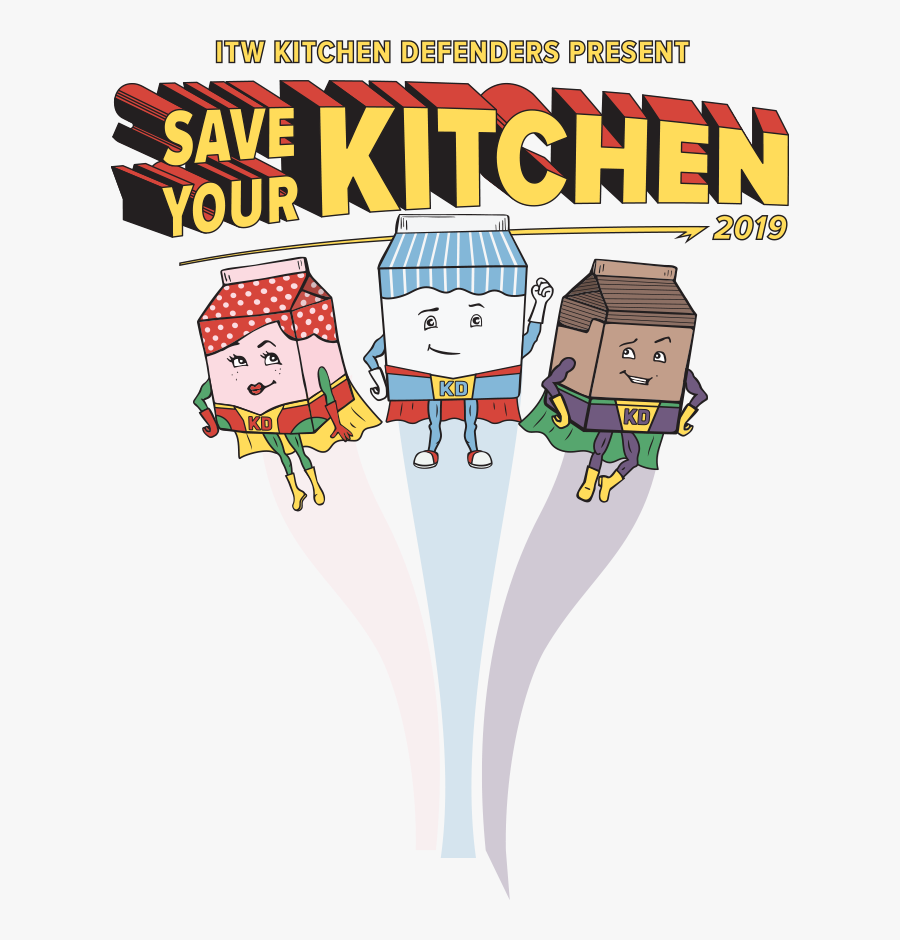 Traulsen And Hobart Kitchen Defenders - Cartoon, Transparent Clipart