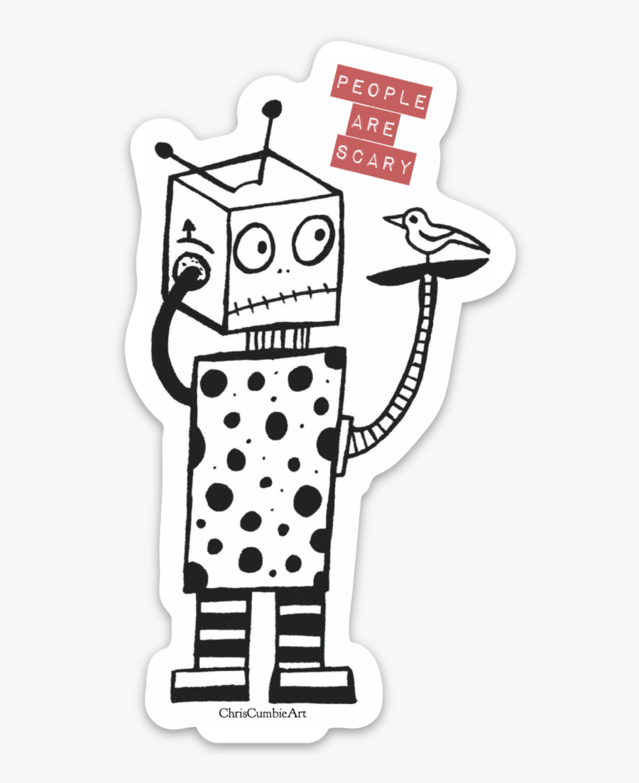 Scary Sticker - Pick Your Brains, Transparent Clipart