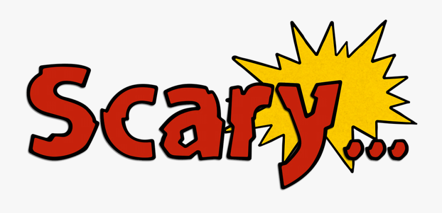 Scary, Halloween, Pop Art, Cartoon, Animation, Message - Comic Book Font, Transparent Clipart