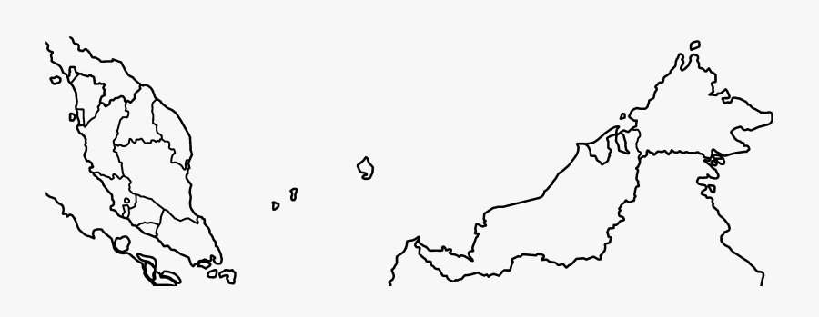 State Outlines Clip Art, Transparent Clipart