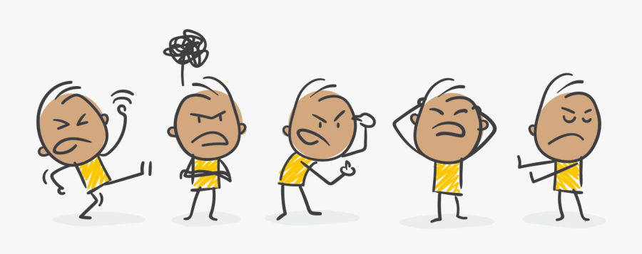 Angry Person, Transparent Clipart