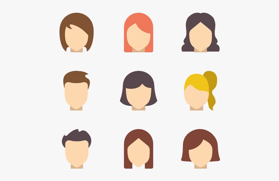 Hairstyles - Hairstyle Icon, Transparent Clipart