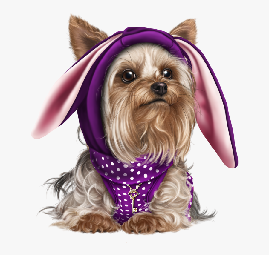 Paws Clipart Yorkie - Transparent Yorkshire Terrier Png, Transparent Clipart