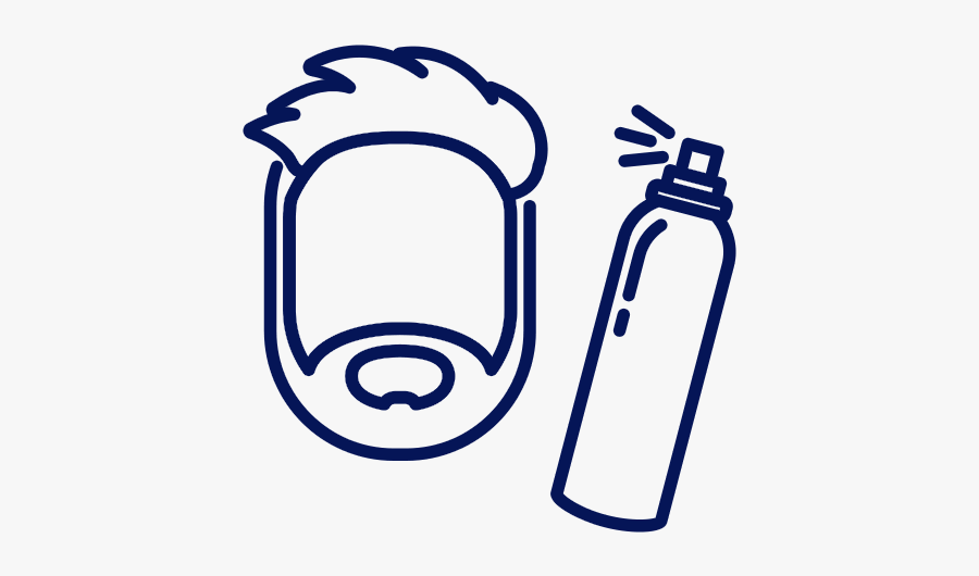 Icon Haircut Men - Men Hair Icon, Transparent Clipart