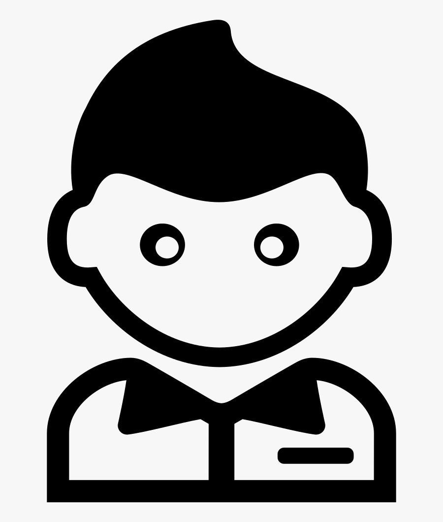 Young Man With Modern Hair Cut - Portable Network Graphics, Transparent Clipart