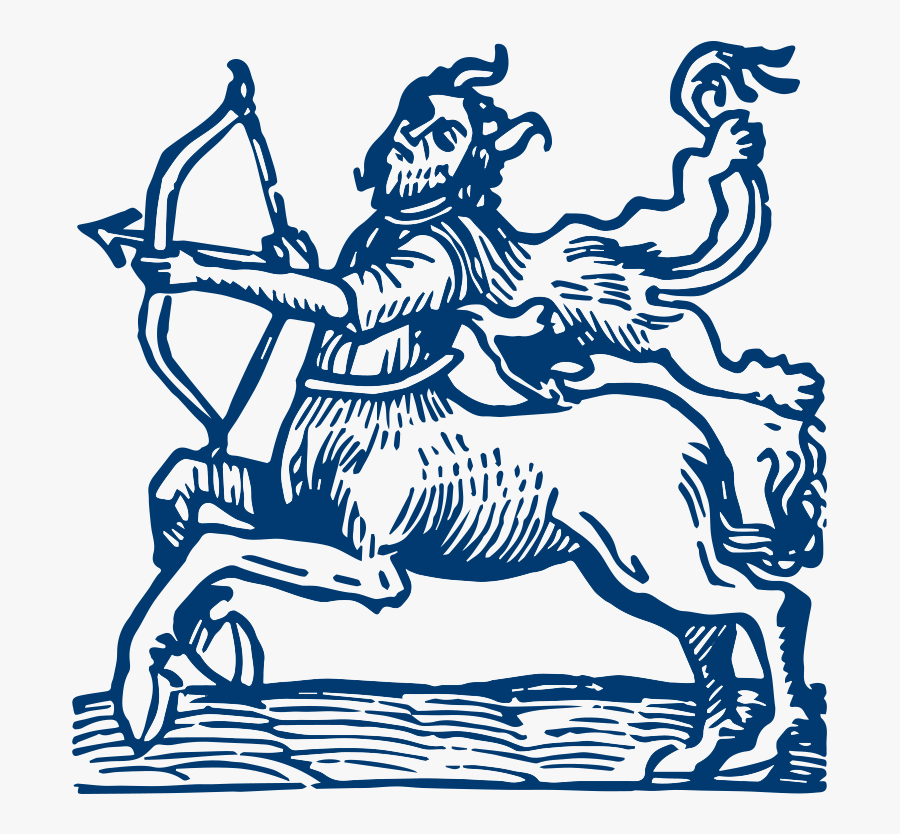 Sagittarius Medieval, Transparent Clipart