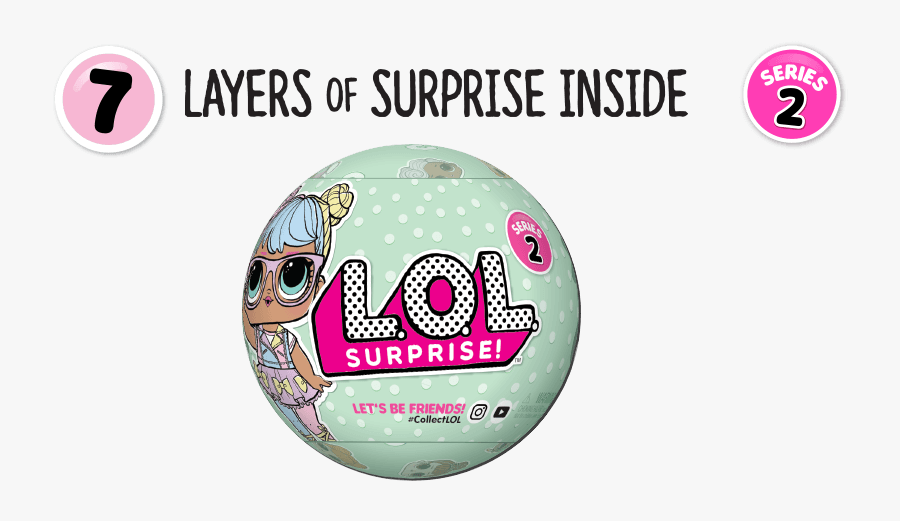Logo Serie 2 Lol Surprise, Transparent Clipart
