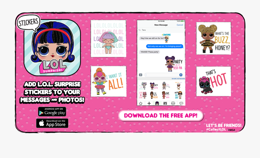 Lol Surprise App, Transparent Clipart