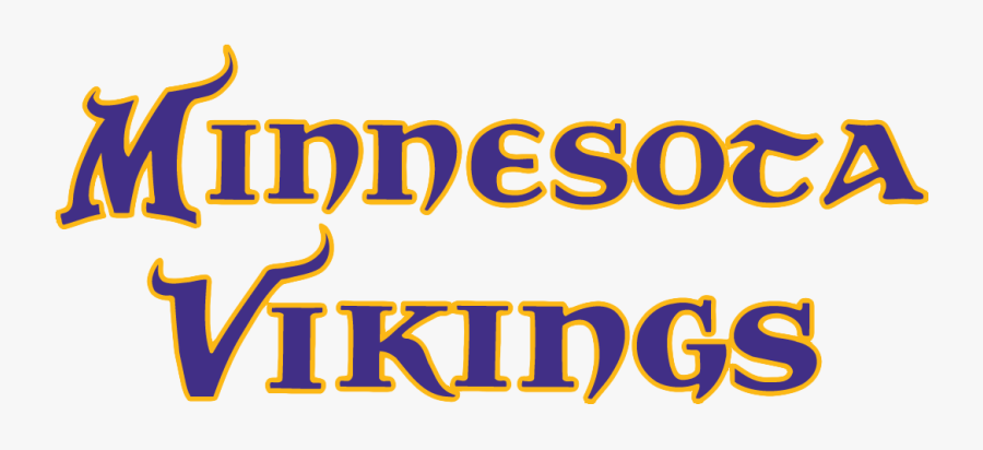 Minnesota Vikings Logo Font - Minnesota Vikings Word Logo, Transparent Clipart