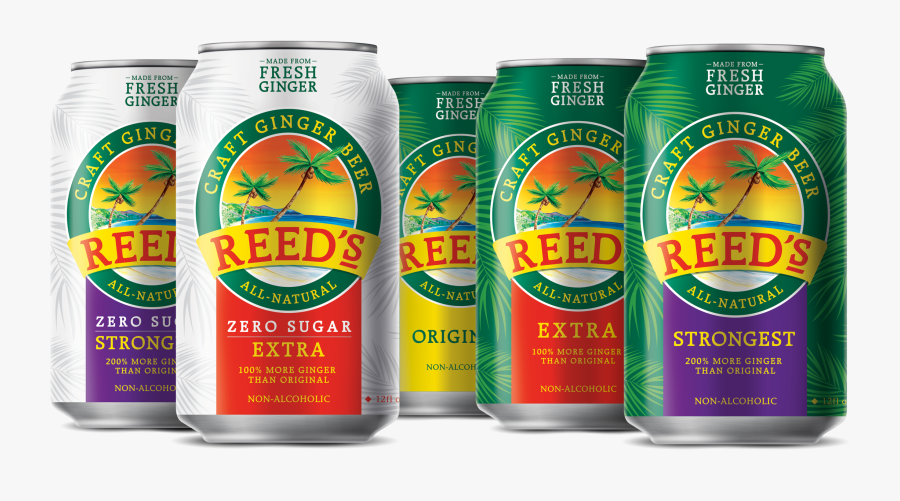 Reed's Ginger Beer Can, Transparent Clipart