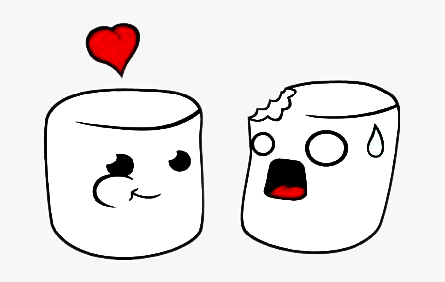 #marshmallows #marshmallows #cute #kawaii #freetoedit - Ñam Kawaii, Transparent Clipart