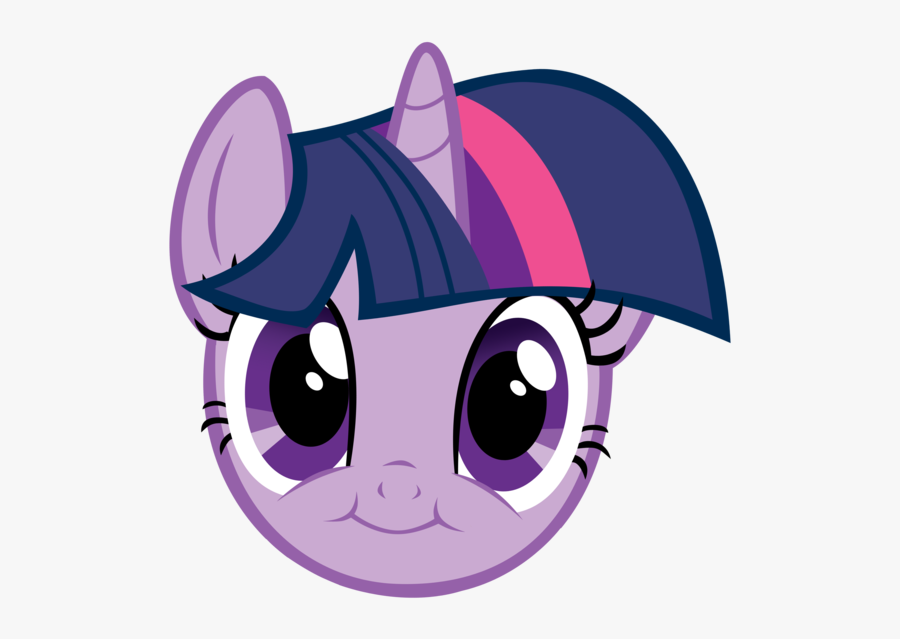 Cute, Cute Face, Face, Safe, Simple Background, Transparent - Friendship Is Magic Twilight Sparkle, Transparent Clipart