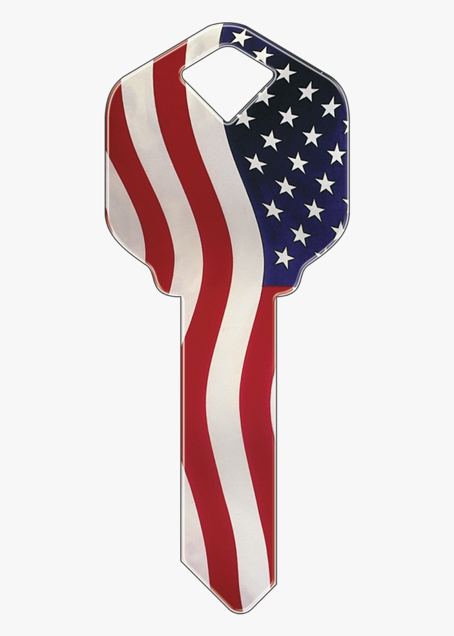 Hk1- Stars N Stripes - Us Flag Key, Transparent Clipart