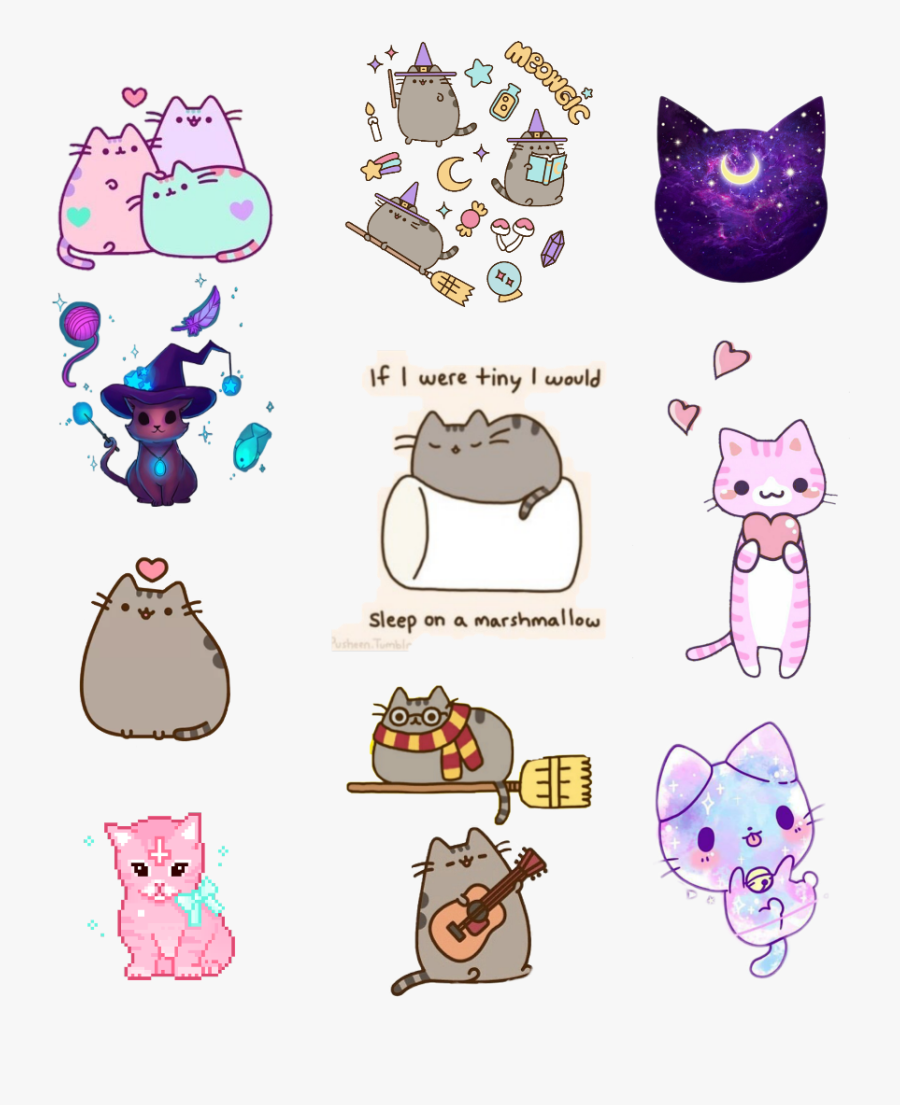 #cats #pusheen #jessicastuber #jessicastuber @jessicastuber, Transparent Clipart