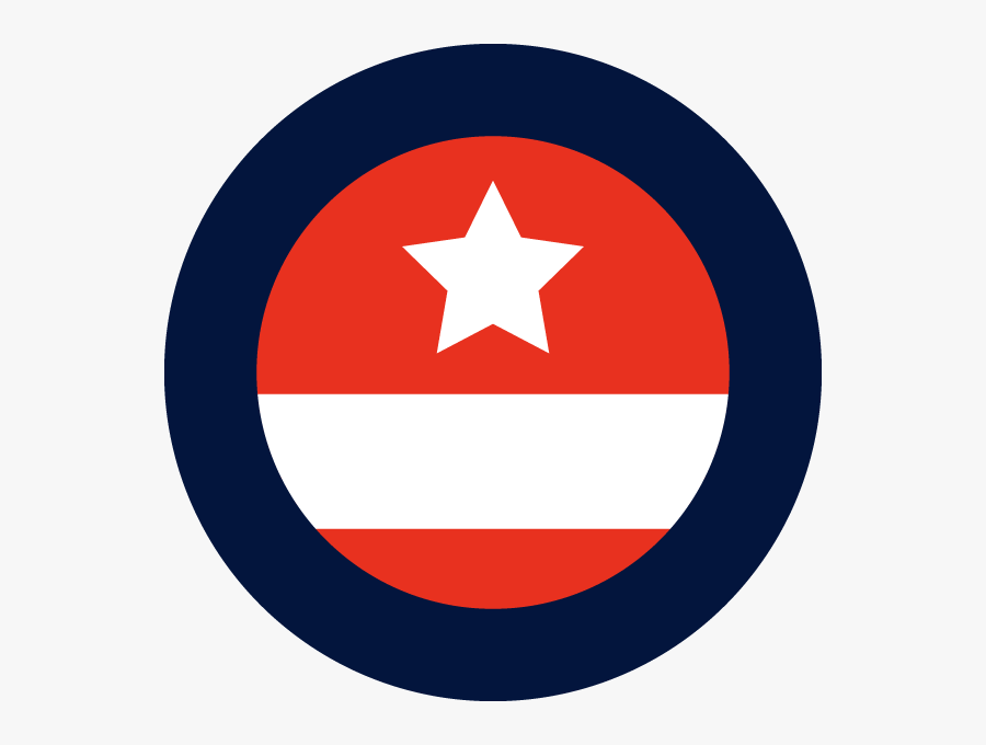 Patriot Central Stars And Stripes Icon - Circle, Transparent Clipart