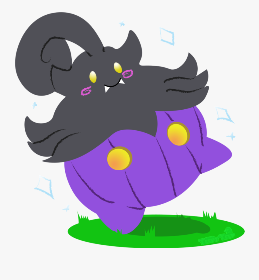View Cute , - Shiny Pumpkaboo Fan Art, Transparent Clipart