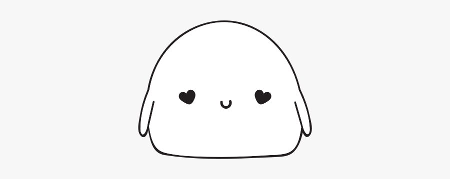 Cute Fun Marshmallow Neko Messages Sticker-8 - Illustration, Transparent Clipart