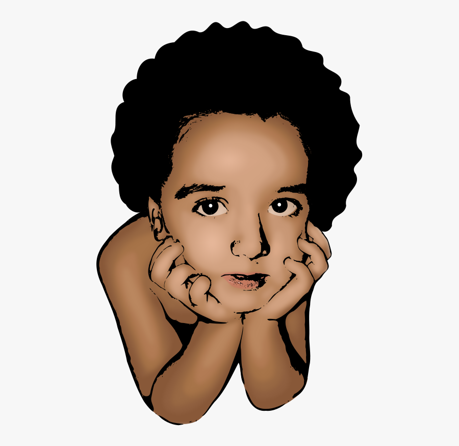 Thoughtful Boy - Rosto Criança Png, Transparent Clipart