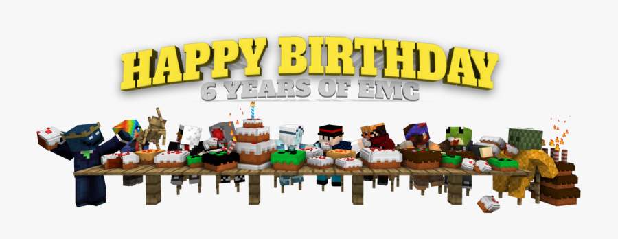 Happy Birthday Minecraft Png, Transparent Clipart