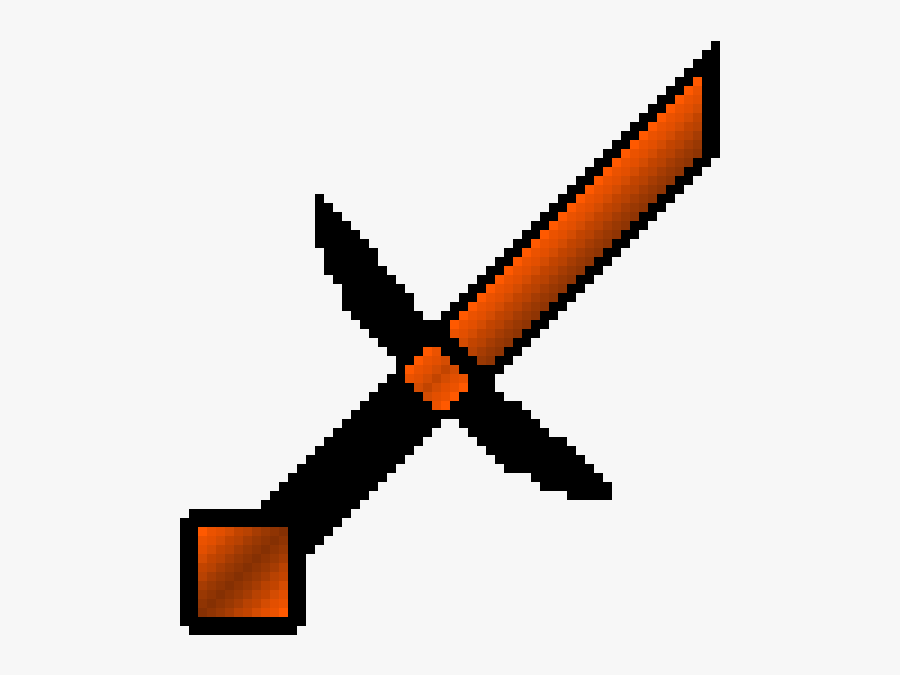 Minecraft Pvp Sword, Transparent Clipart
