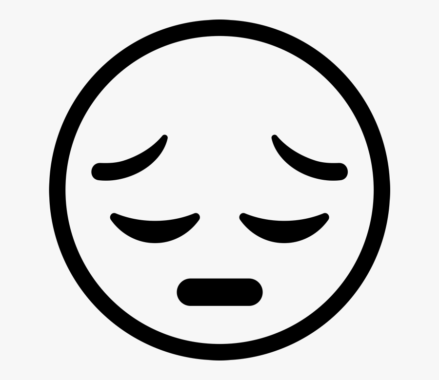 Goofy Emoji Black And White, Transparent Clipart
