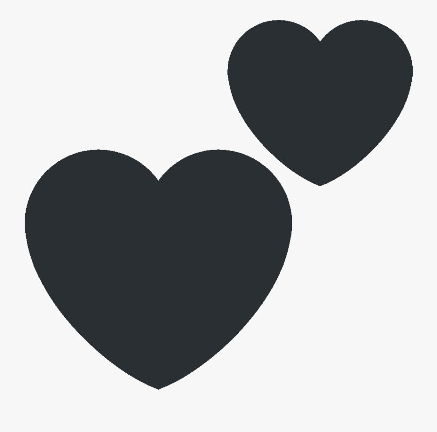 Heart Emoji Twitter Png - Discord Two Hearts Emoji, Transparent Clipart