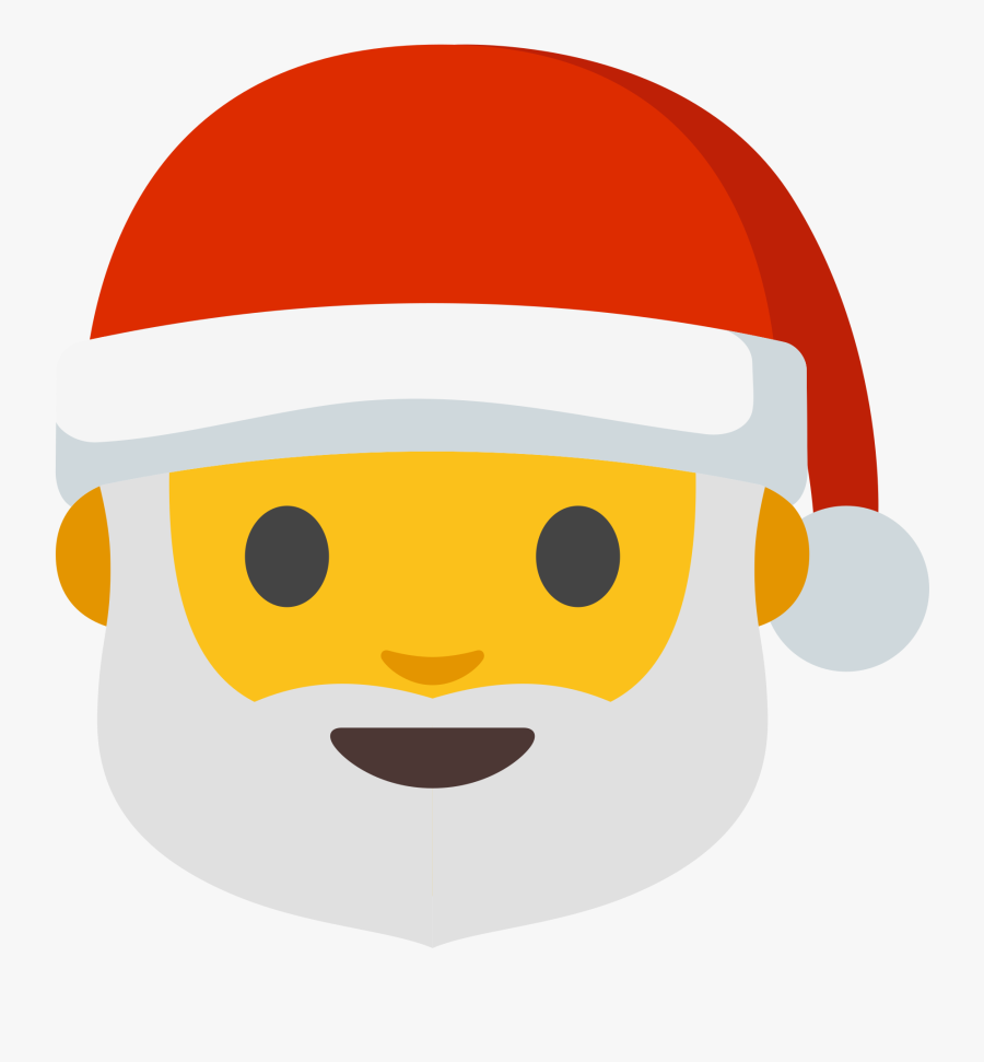 Papa Noel Emoticono, Transparent Clipart