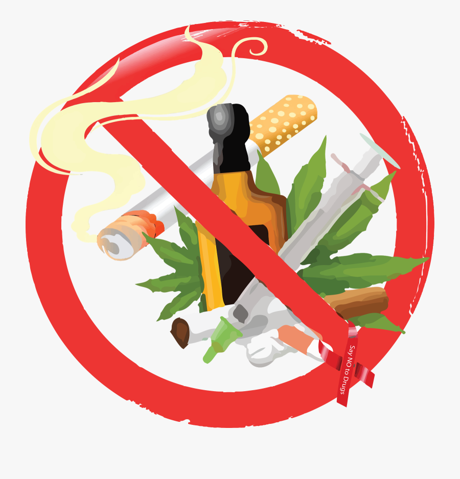Drugs Clipart Rokok - Say No To Drugs Transparent, Transparent Clipart