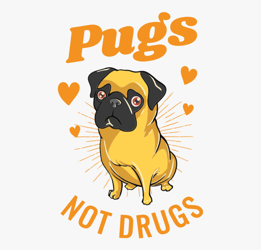Pug, Transparent Clipart