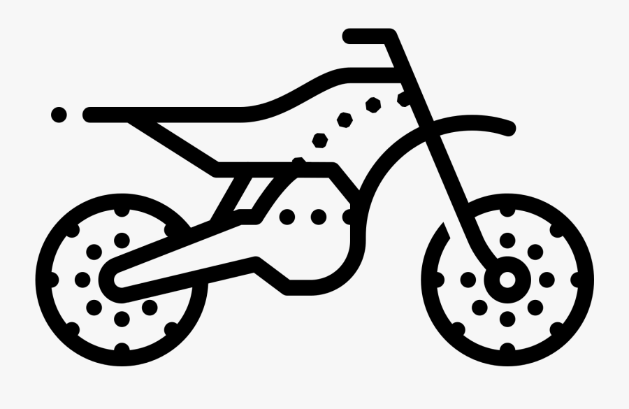 Clip Art Fast Motorcycle Offroad Driver - Dirt Bike Icon, Transparent Clipart